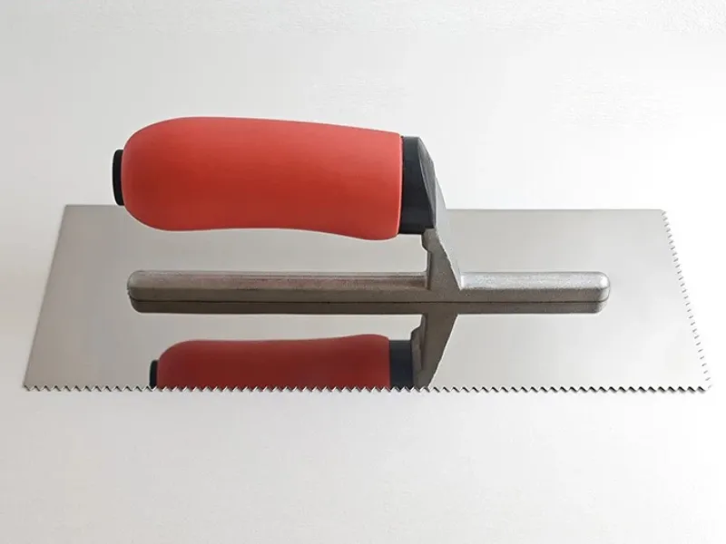 V-Notched Scraper for Precision Adhesive Work